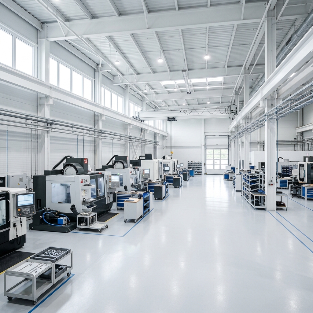 Modern manufacturing equipment